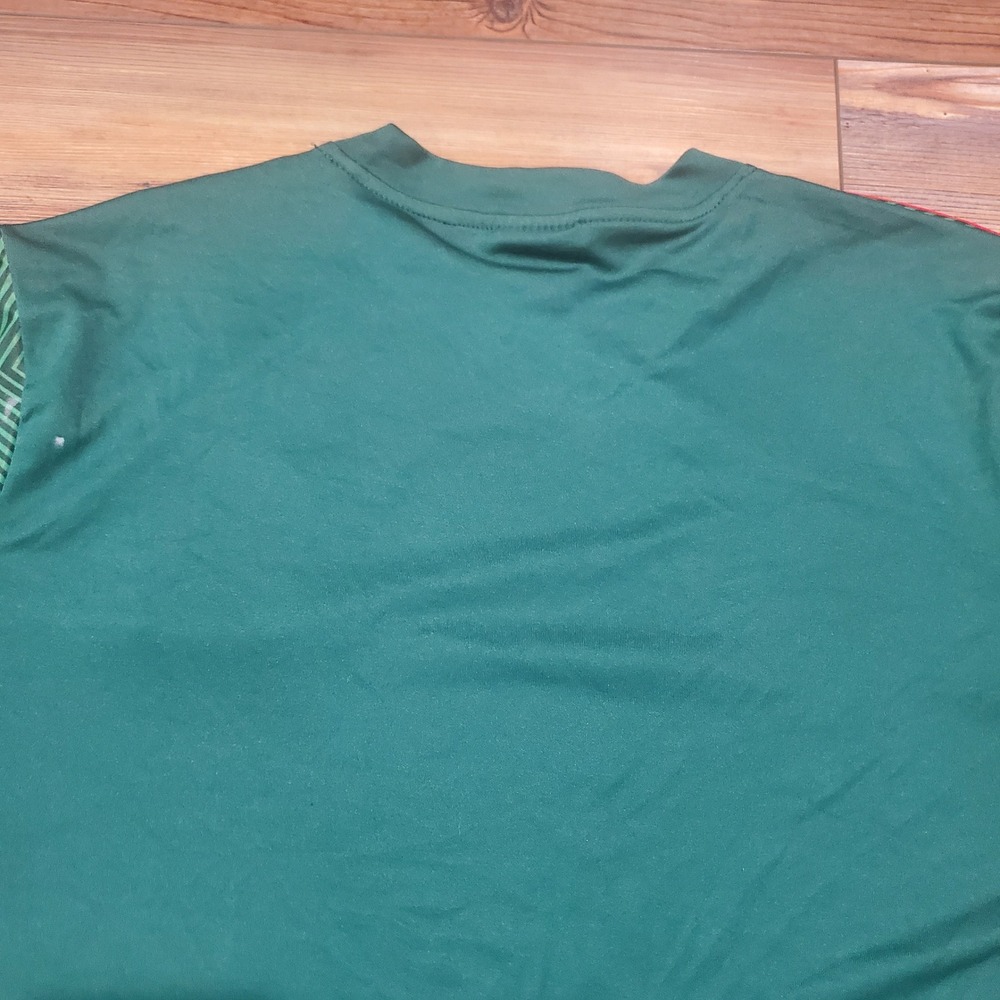 Lada Mexico National Team Soccer Jersey Mens Medium Green Red Geometric Shirt - Picture 6 of 9